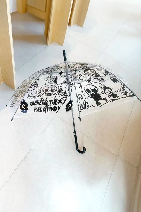 Parasol RAINBUBU, Kolor : przezroczysty, IVET.PL - Modna odzież