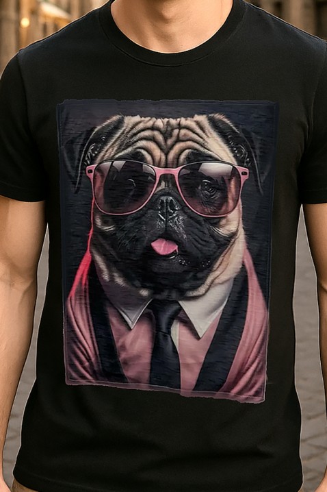 Koszulka DOGGO BLACK, Kolor : czarny, IVET.PL - Modna odzież