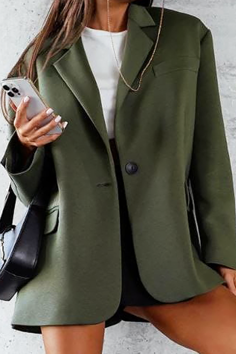 Marynarka FLONICIA KHAKI, Kolor : khaki, IVET.PL - Modna odzież