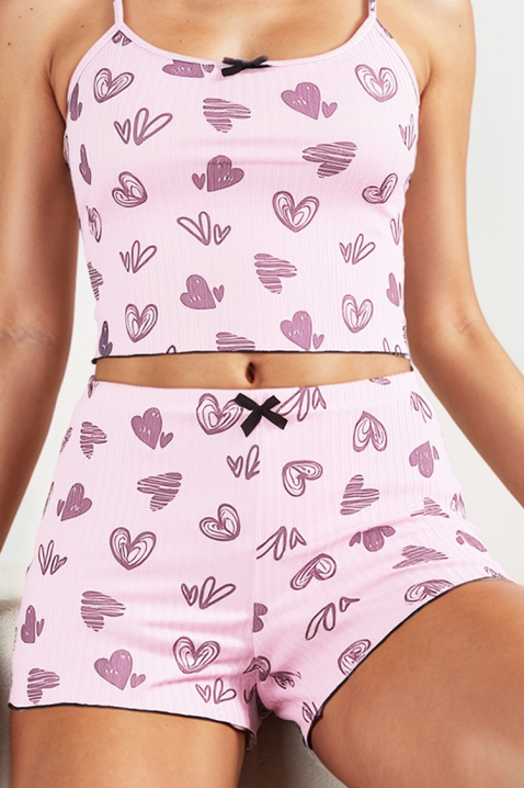 Piżama FARLINDA PINK, Kolor : różowy, IVET.PL - Modna odzież