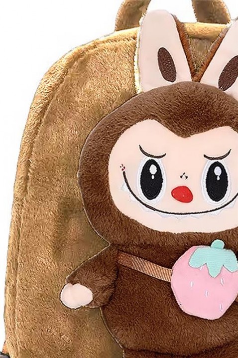 Plecak LABUBU BERRY BROWN, Kolor : brązowy, IVET.PL - Modna odzież
