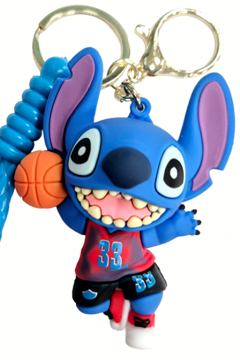 Akcesorium do kluczy, plecaków i toreb STITCH Basketball RED, Kolor : czerwony, IVET.PL - Modna odzież