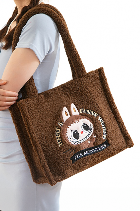 Torba LABUBU MONSTERS BROWN, Kolor : brązowy, IVET.PL - Modna odzież