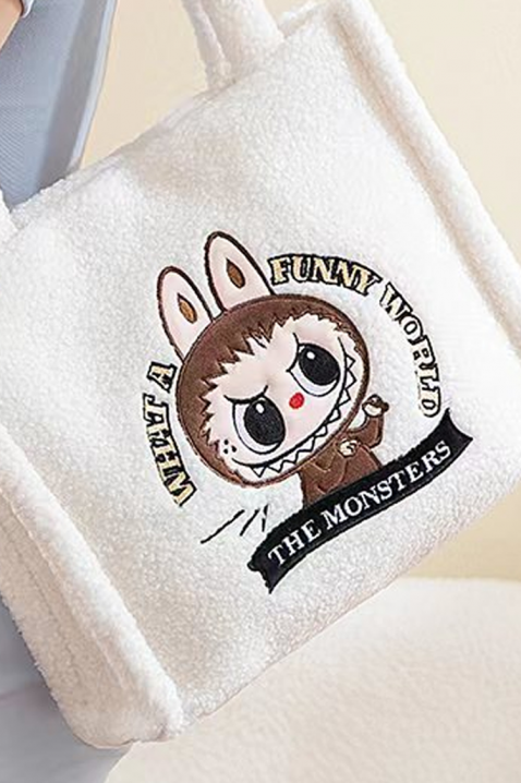 Torba LABUBU MONSTERS WHITE, Kolor : biały, IVET.PL - Modna odzież