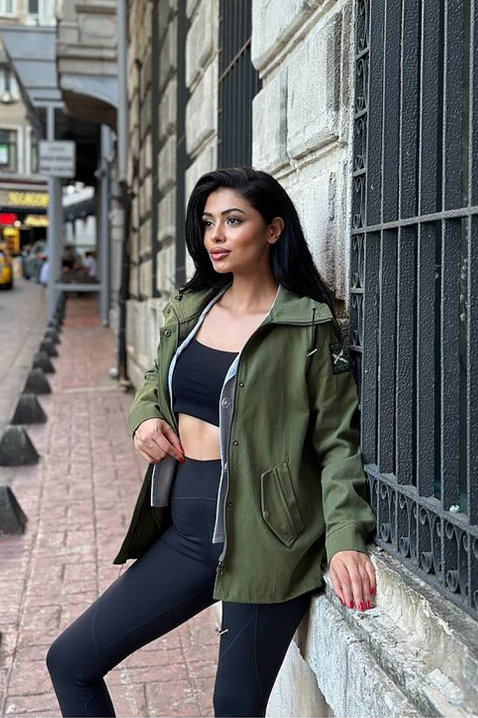 Kurtka ZELMIRDA GREEN, Kolor : zielony, IVET.PL - Modna odzież