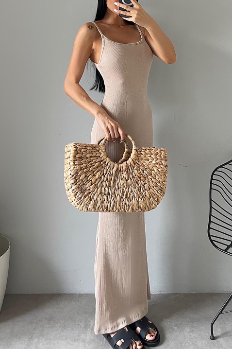 Sukienka BLANDINA BEIGE, Kolor :  beżowy, IVET.PL - Modna odzież