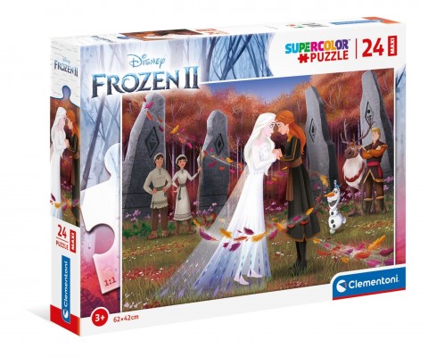 Puzzle dla dzieci Clementoni z 24 maxi części - Kraina Lodu 2 (wariant 3)IVET.PL - Modna odzież