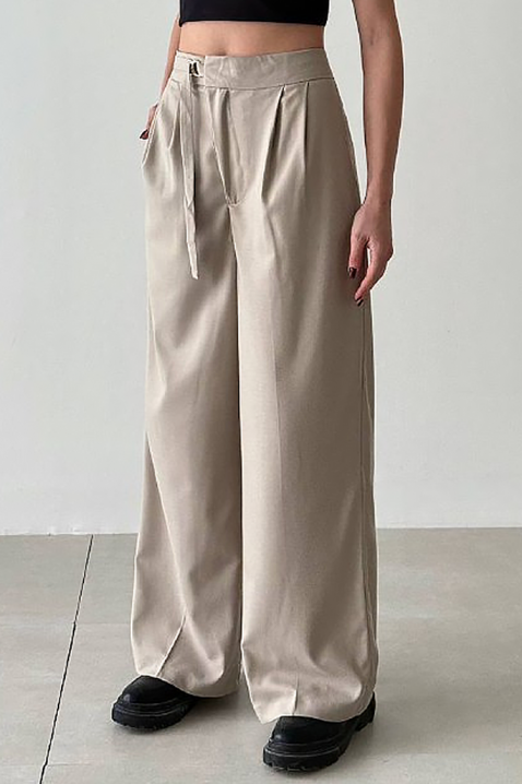 Spodnie ELAINA BEIGE, Kolor :  beżowy, IVET.PL - Modna odzież