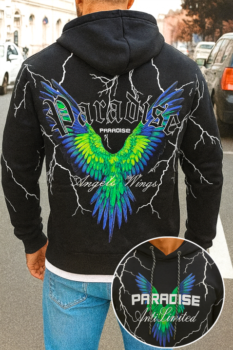 Bluza PARADISE, Kolor : czarny, IVET.PL - Modna odzież