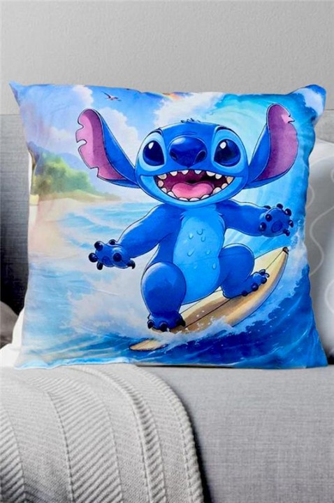 Poduszka STITCH SURF, Kolor : chabrowy, IVET.PL - Modna odzież
