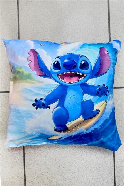 Poduszka STITCH SURF, Kolor : chabrowy, IVET.PL - Modna odzież