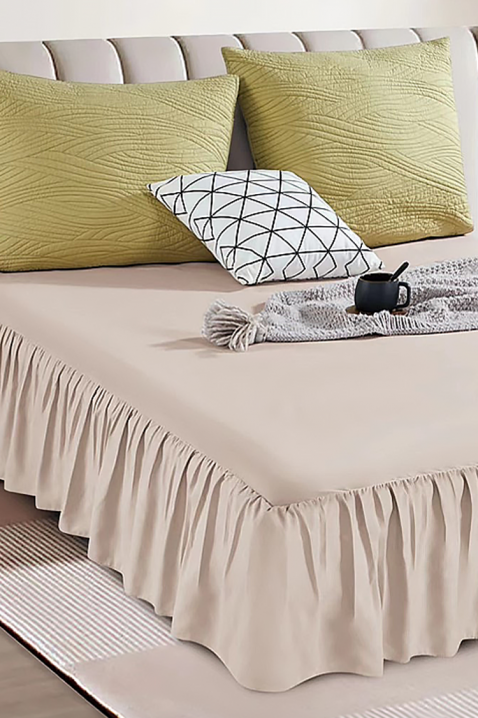 Narzuta na łóżko BENJILFA BEIGE 200х220 cm, Kolor :  beżowy, IVET.PL - Modna odzież