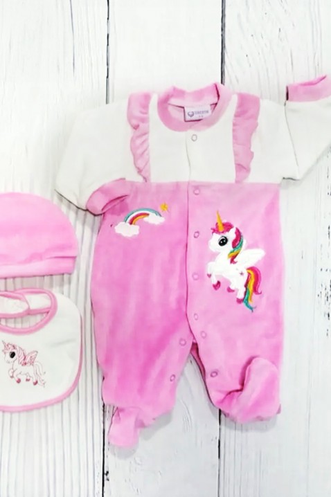 Komplet BONBONA PINK, Kolor : różowy, IVET.PL - Modna odzież