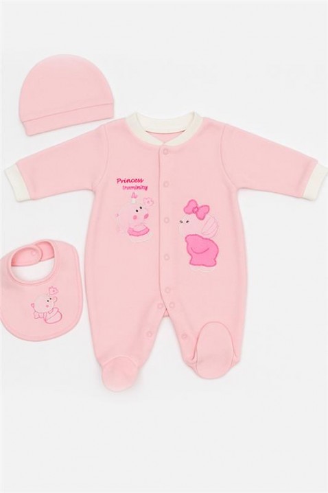 Komplet BEBELAND PINK, Kolor : różowy, IVET.PL - Modna odzież