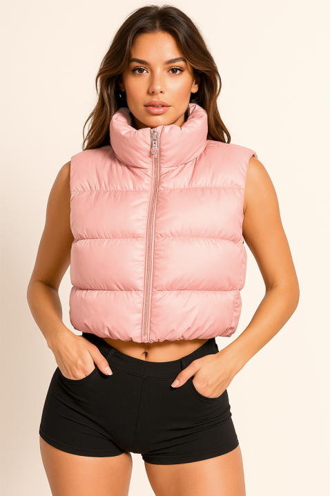 Kamizelka GRODINA PINK, Kolor : różowy, IVET.PL - Modna odzież