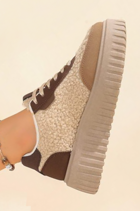 Sneakersy KLAZONA BROWN, Kolor : brązowy, IVET.PL - Modna odzież