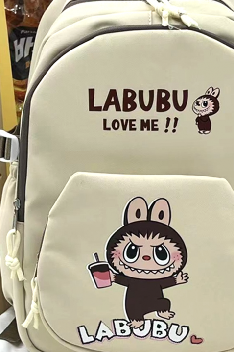 Plecak LABUBULOVE BEIGE, Kolor :  beżowy, IVET.PL - Modna odzież