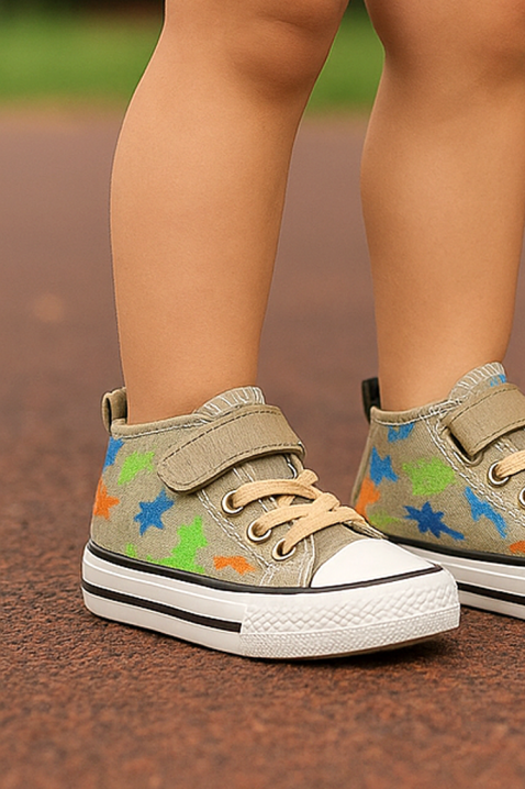 Trampki DINOSTEP KHAKI, Kolor : khaki, IVET.PL - Modna odzież