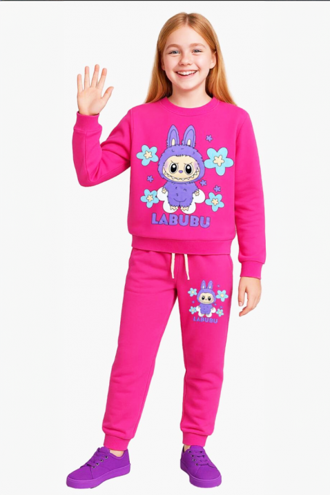 Komplet LABUBU GIRLY, Kolor : fuksja, IVET.PL - Modna odzież