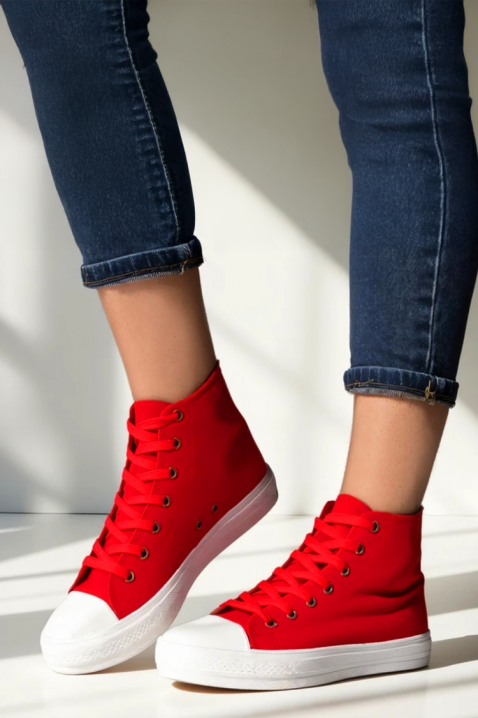 Trampki ROMENVA RED, Kolor : czerwony, IVET.PL - Modna odzież