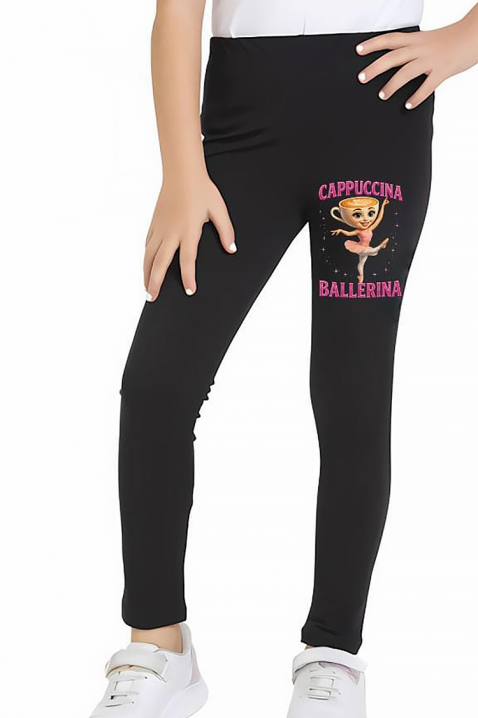 Legginsy FUNNITA CAPPUCCINA, Kolor : czarny, IVET.PL - Modna odzież