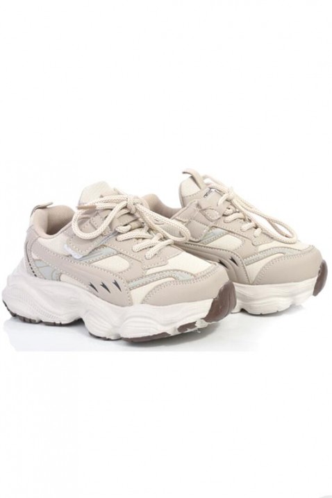 Sneakersy GROVELZO BEIGE, Kolor :  beżowy, IVET.PL - Modna odzież