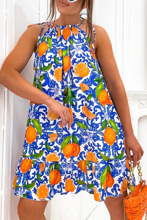 Sukienka LISABONZA ORANGE, Kolor : pomarańczowy, IVET.PL - Modna odzież