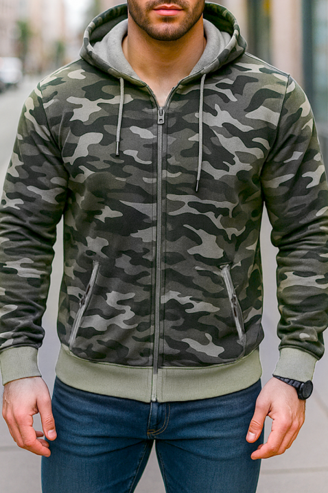 Bluza KARAJO, Kolor : khaki, IVET.PL - Modna odzież