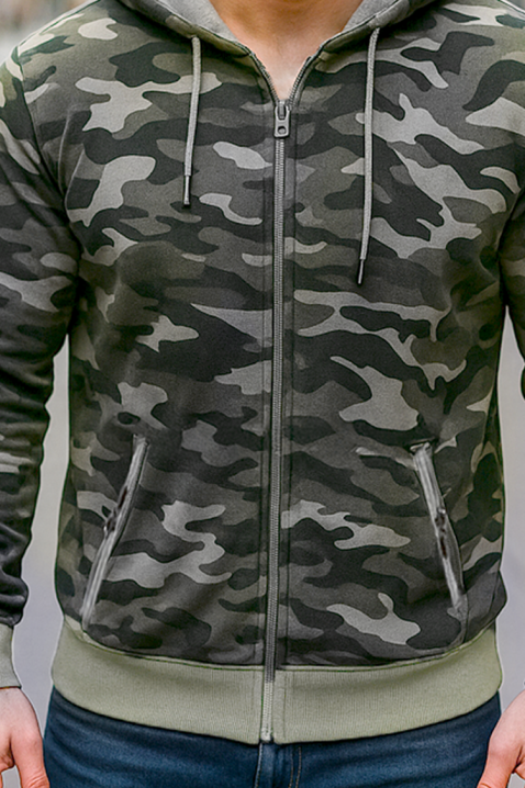 Bluza KARAJO, Kolor : khaki, IVET.PL - Modna odzież