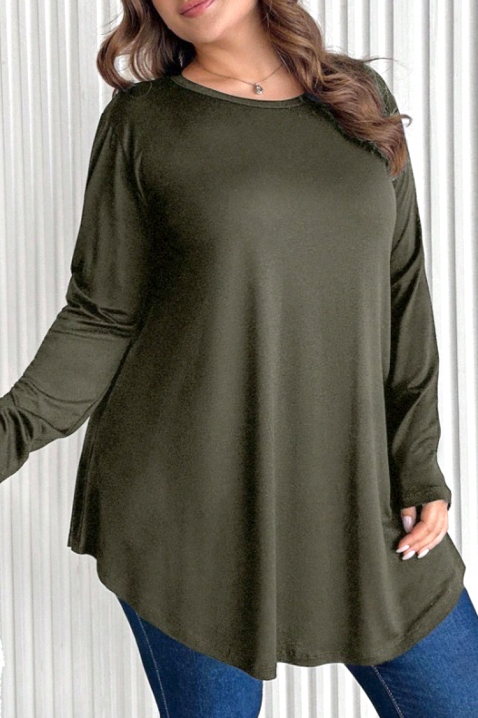 Tunika TRUNELFA KHAKI, Kolor : khaki, IVET.PL - Modna odzież