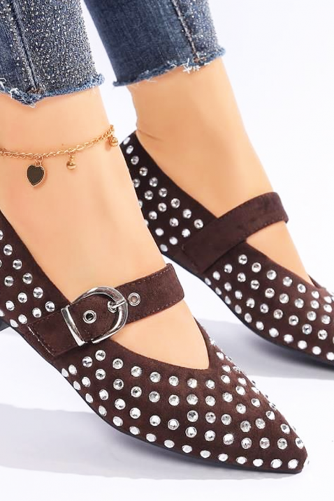 Buty GRINDONA BROWN, Kolor : brązowy, IVET.PL - Modna odzież