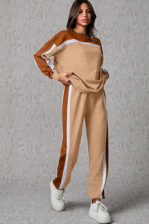 Komplet ZARMENZA BEIGE, Kolor :  beżowy, IVET.PL - Modna odzież