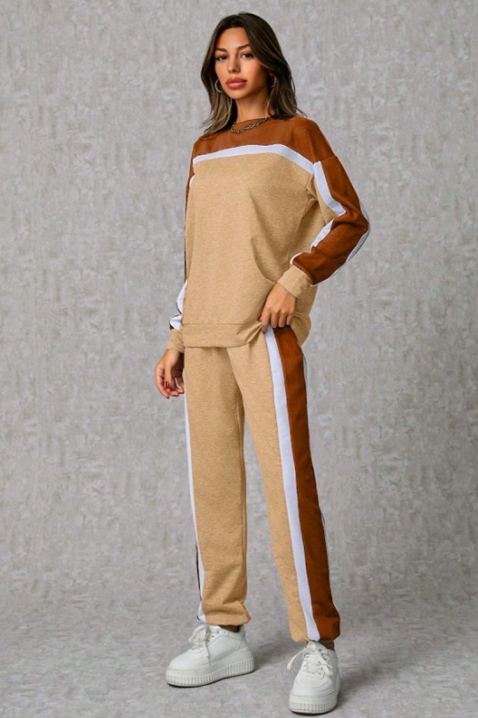 Komplet ZARMENZA BEIGE, Kolor :  beżowy, IVET.PL - Modna odzież