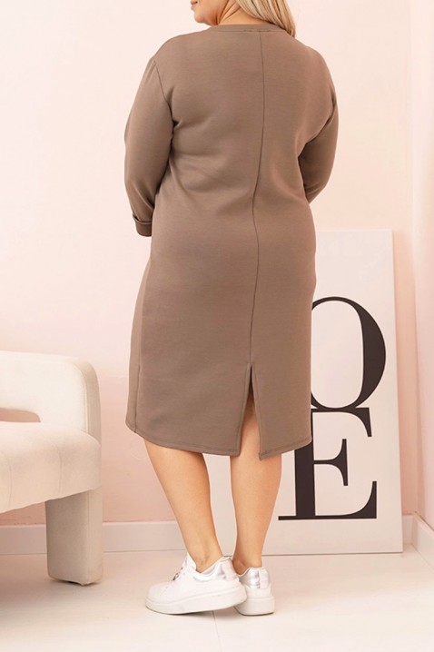 Sukienka CRIFONDA CAMEL, Kolor : jasnobrązowy, IVET.PL - Modna odzież