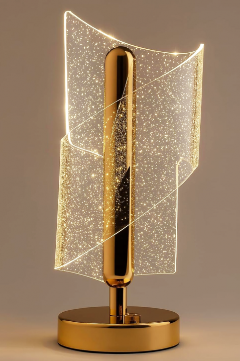 Lampa stołowa DENTOLJA, Kolor : złoty, IVET.PL - Modna odzież