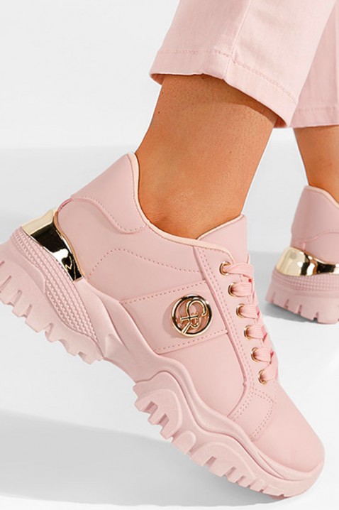 Sneakersy GIOXEDA PINK, Kolor : różowy, IVET.PL - Modna odzież