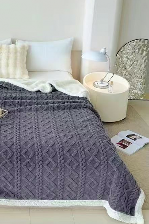 Narzuta na łóżko ERTIOLJA LILA 160х200 cm, Kolor : fioletowy, IVET.PL - Modna odzież
