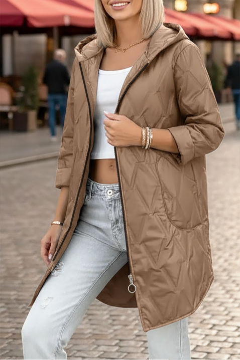 Kurtka CRALFONZA BEIGE, Kolor :  beżowy, IVET.PL - Modna odzież