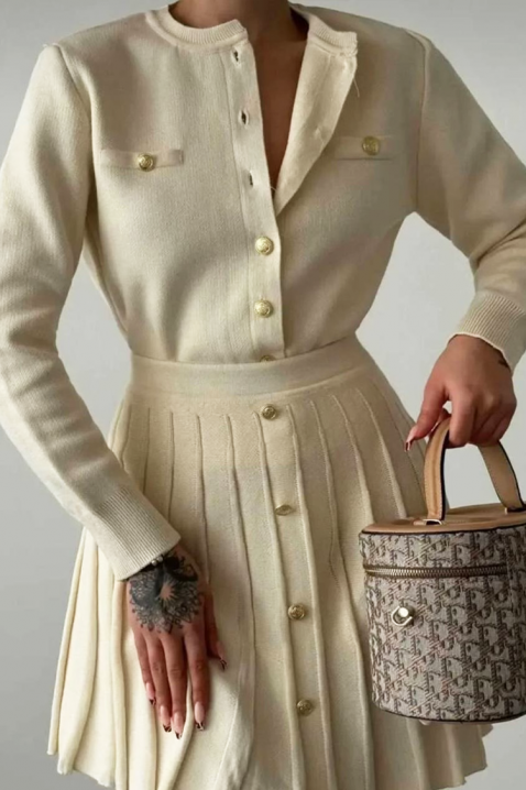 Komplet TARLUNDA BEIGE, Kolor : ecru, IVET.PL - Modna odzież
