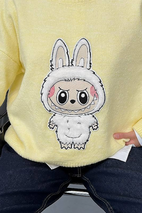 Sweter LABUNZA YELLOW, Kolor : żółty, IVET.PL - Modna odzież