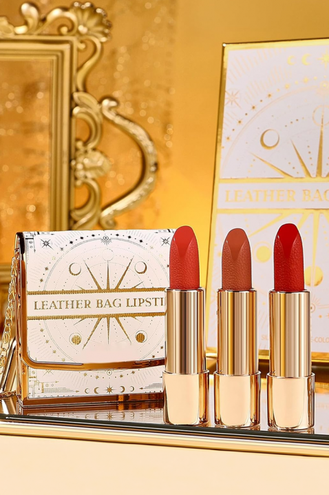 Zestaw matowych szminek LEATHER BAG LipstickIVET.PL - Modna odzież
