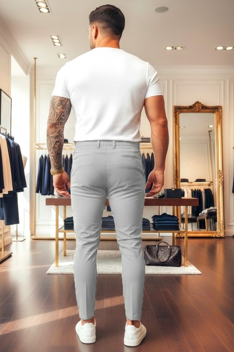 Spodnie MEJER LIGHT GREY, Kolor : jasnnoszary, IVET.PL - Modna odzież