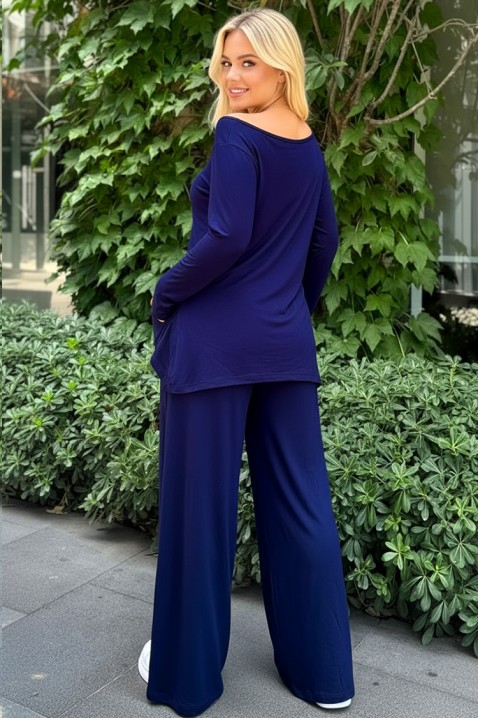 Komplet DROLENZA BLUE, Kolor : chabrowy, IVET.PL - Modna odzież