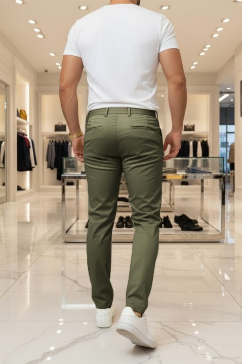 Spodnie MALROVO KHAKI, Kolor : khaki, IVET.PL - Modna odzież