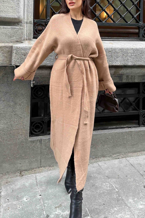 Kardigan BRALONDA BEIGE, Kolor :  beżowy, IVET.PL - Modna odzież