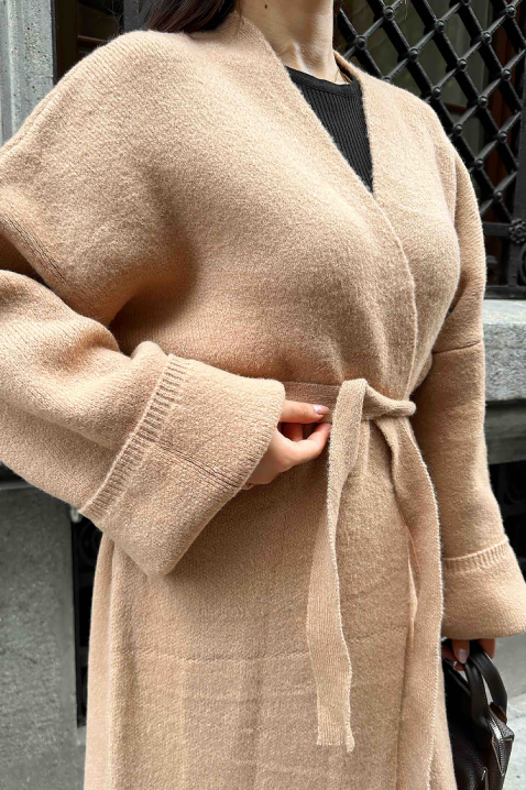 Kardigan BRALONDA BEIGE, Kolor :  beżowy, IVET.PL - Modna odzież