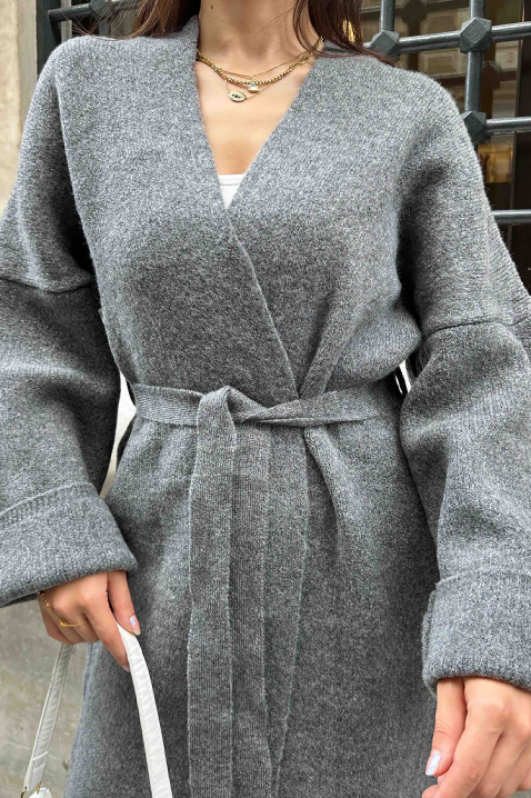 Kardigan BRALONDA GREY, Kolor : szary, IVET.PL - Modna odzież