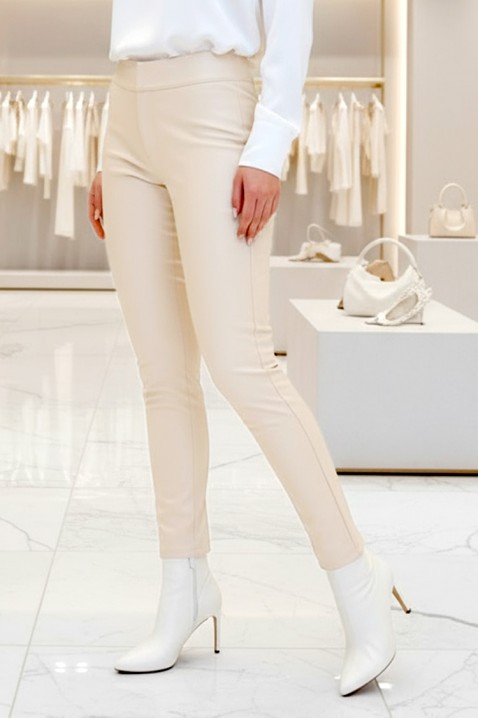 Legginsy ZARNOLVIA ECRU, Kolor : ecru, IVET.PL - Modna odzież
