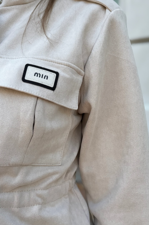 Kurtka XELFONDA ECRU, Kolor : ecru, IVET.PL - Modna odzież
