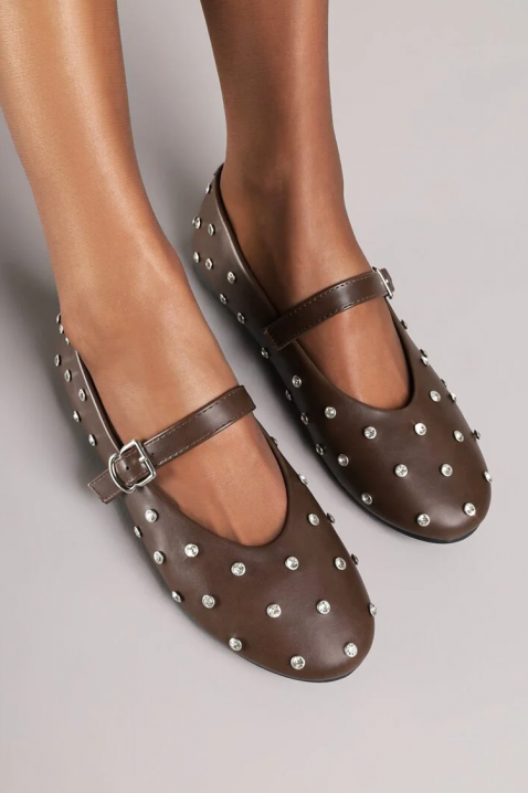 Buty BALENZA BROWN, Kolor : brązowy, IVET.PL - Modna odzież